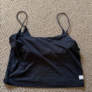 Vuori Black Crop Top